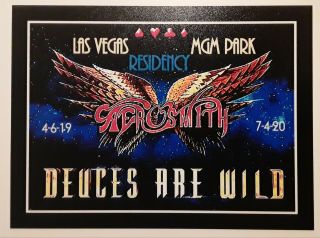 ☆ Aerosmith ♤ Deuces ♡ Are ◇ Wild ♧ Mgm Las Vegas ☆ Fridge Magnet.