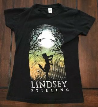 Lindsey Sterling Violinist The Music Box Tour Tultex Shirt Girls Small