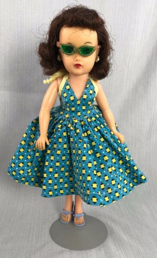 Vintage Little Miss Revlon Doll,  Lmr Outfit 9216 Blue Sun Dress