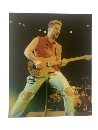 Eddie Van Halen Vintage Live 8x10 Concert Photo 48