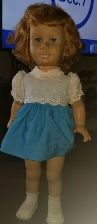 Vintage 1960 Soft Face Blonde Chatty Cathy Doll - With Outfit