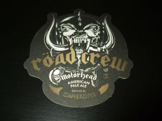 Motorhead - Road Crew - Full Set Of Beer Mats (1 - 5) - Lemmy - Phil Campbell