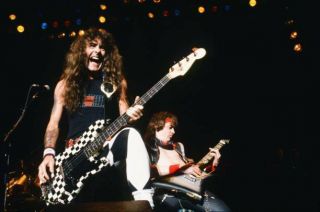 Iron Maiden 1985 Japan Tour Steve Harris,  Adrian Smith Old Photo