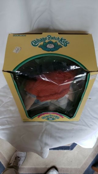 1985 Cabbage Patch Doll in the box with papers Red Hair Girl 3