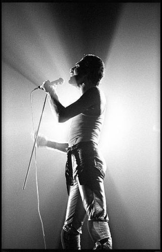 Freddie Mercury Of Queen Performing On Stage 1980 Old Music Photo