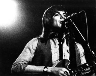 Justin Hayward Of The Moody Blues Performs On Stage 1972 Old Photo