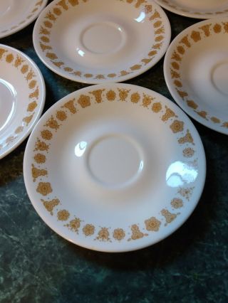 Vintage Corelle Butterfly And Flower Saucers