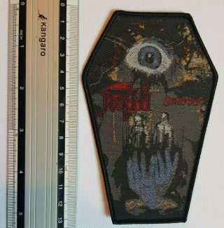 Death - Symbolic Coffin - Limited Woven Sew On Patch -