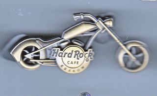 Hard Rock Cafe Pin: Krakow 3d Brass Chopper