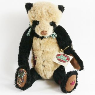 Ganz Cottage Collectibles 1996 Panda Bear " Patches " By Lorraine Cc167 15 "