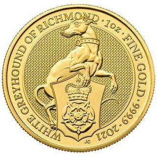 2021 1 Oz Gold.  9999 Fine Great Britain Queen 
