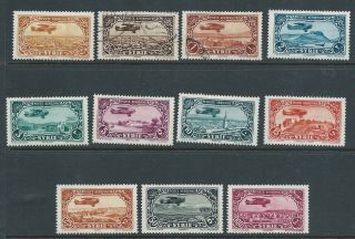 Syria 1931 Air Set Hinged Two Stamps