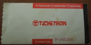 Vintage Concert Ticket Stub Deep Purple 1991 Tower Theater Philly 2