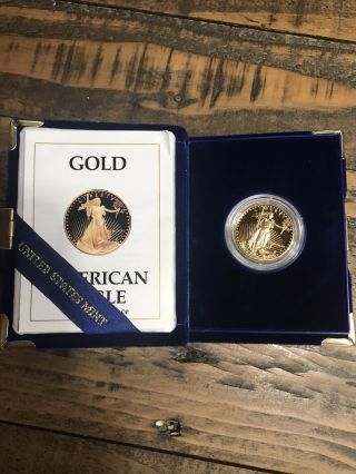 1990 P American Gold Eagle $25 1/2 Oz Coin Proof