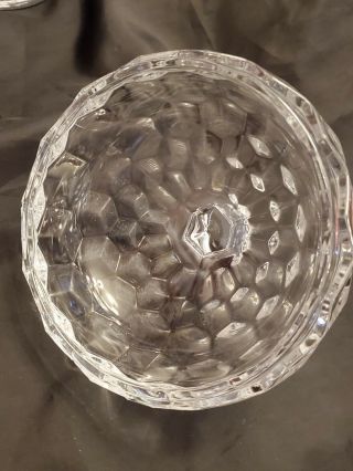 Vintage Cut Glass Candy Dish With Lid 2