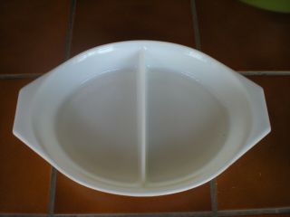 Pyrex Royal Wheat Pattern Vintage 1960 Limited Promotional Pattern Oval Divided