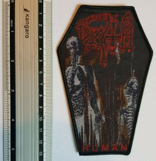 Death - Human Coffin - Limited Woven Sew On Patch -