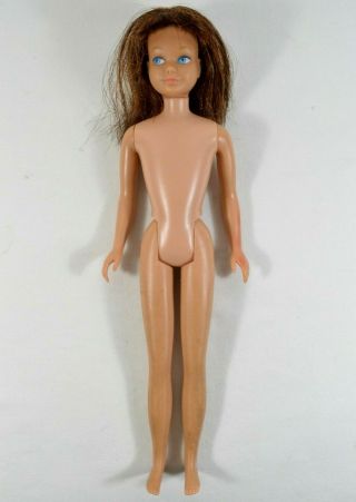 Vintage 1963 Mattel Barbie Skipper Doll Redish Brown Hair Blue Eyes Japan