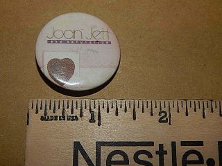 Vintage Rare Joan Jett Bad Reputation Button,  Pin,  Pinback