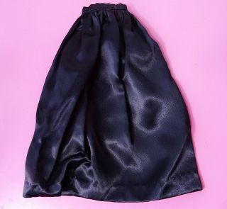 Vintage Barbie Black Satin Pak Skirt