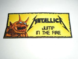 Metallica Jump In The Fire Embroidered Patch
