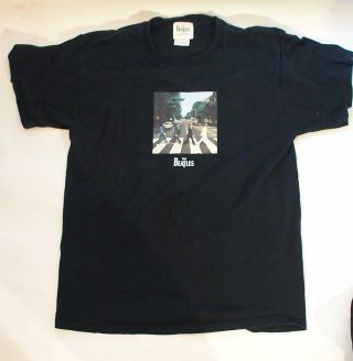 The Beatles Abbey Road Official T - Shirt L Large Apple Corps.  Merchandise