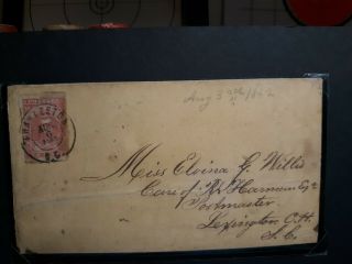 Csa 5 Charleston,  South Carolina Confederate Cover To Postmaster Lexington,  Sc