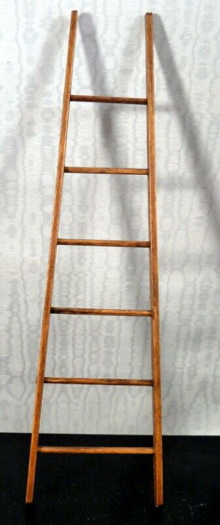 Vintage Artist Made Ladder 1:12 Dollhouse Miniature