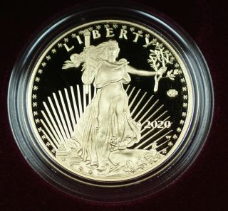 2020 - W Gold American Eagle V75 Privy World War Ii Ww2 Proof Coin W/ Box