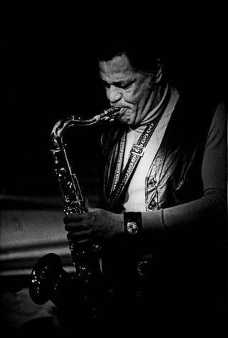 Old Jazz Music Photo Dexter Gordon Ronnie Scotts Soho London 1977