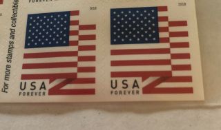 USPS US Forever Postage Stamps U.  S.  Flag 65 Booklets of 20 - 1300 Stamps Total 5