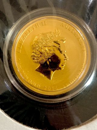 2014 Australia Gold 1/4 Oz War In The Pacific Battle Of The Coral Sea $25 Proof