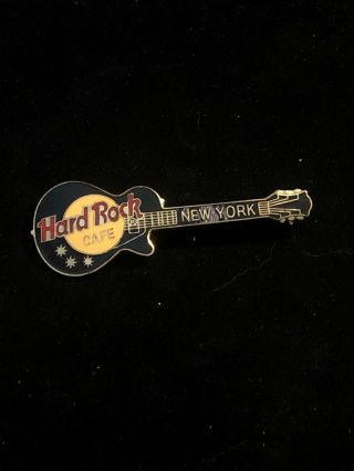 Hard Rock Cafe York Retro Series Black Les Paul Gibson Guitar Pin