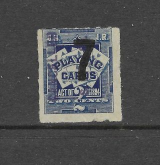 Rf7 7c On 2c Playing Cards Retail $1100 Scarce