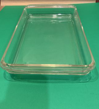 Vintage Pyrex 233 Clear Glass 3 Quart Baking Dish Pan Bakeware Serveware