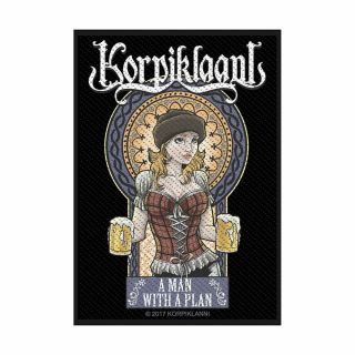 Korpiklaani - Man With A Plan - Woven Patch - - Music Sp2912