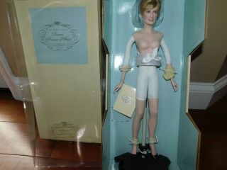 Franklin Princess Diana Of Loveliness Nude Porcelain Portrait Doll
