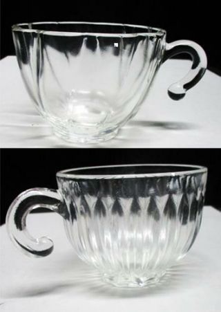 Vintage Replacement Glass - Crystal Punch Cups With Hook Handle Your Choice