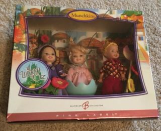 Mattel The Wizard Of Oz Munchkins Barbie Collector Kelly And Friends 2006