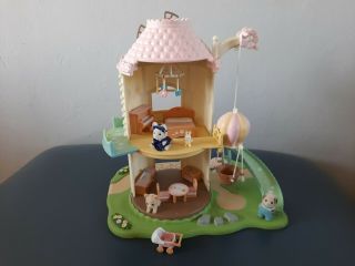 Sylvanian Families Primrose Windmill With Babies And Accessories