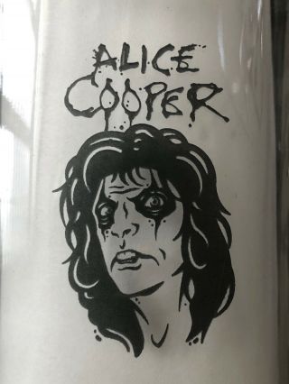 Alice Cooper Promo Milk Bottle Limited Edition Rare Collectors Rock Memorabilia