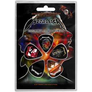 OFFICIAL - METALLICA - HARDWIRED TO SELF DESTRUCT - CLASSIC 5 PLECTRUM PACK 3