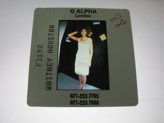 Whitney Houston 35mm Promo Press Photo Slide 12170