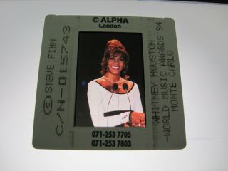 Whitney Houston 35mm Promo Press Photo Slide 8711