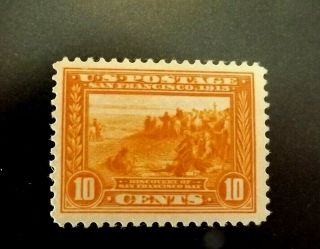 Us Stamps - Scott 400a 10c Panama - Pacific Expo Issue Vf,  Og Nh