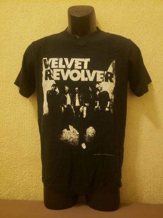 Velvet Revolver Rock Band Mens Black T - Shirt - Size Large - Vgc