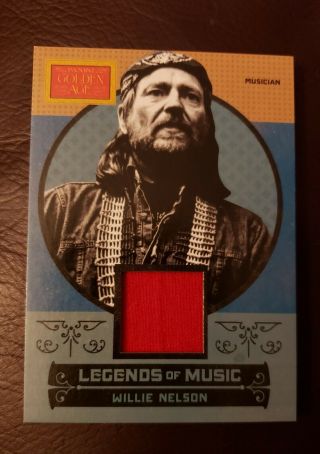 2014 Panini Golden Age Legends Of Music Willie Nelson No.  7