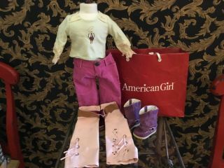 American Girl Of The Year Nicki’s Western Outfit W Boots/shoes Retired