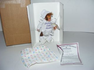 Ashton Drake Heavenly Handfuls Baby Monkey Doll 5 " Daddy 