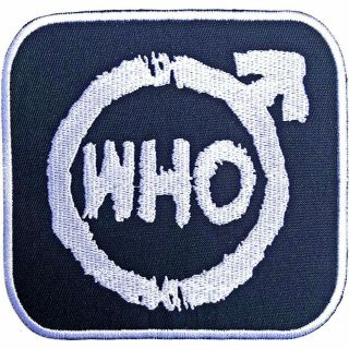 Official Licensed - The Who - Spray Logo Sew/iron On Patch Rock Daltrey